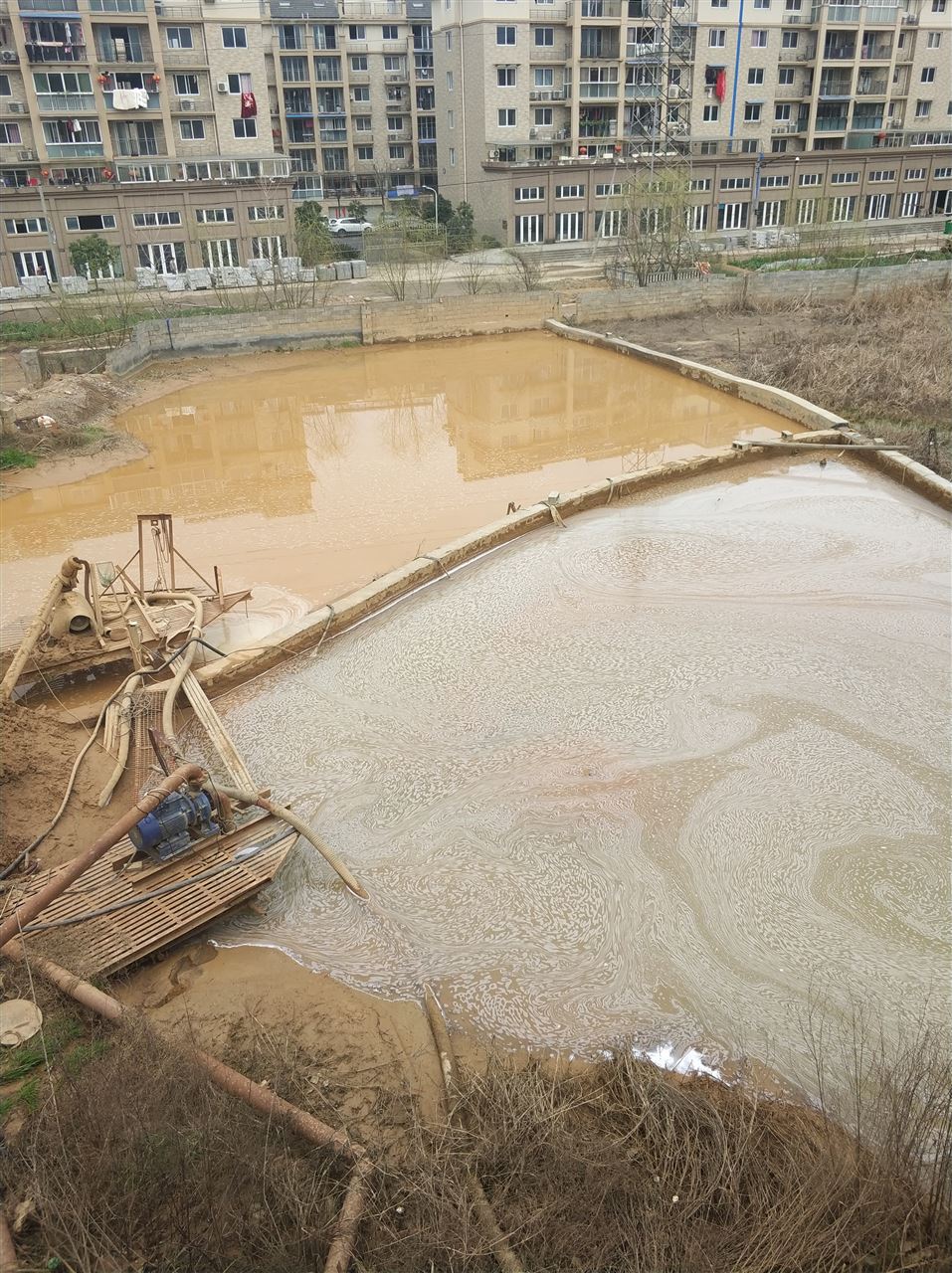 合山沉淀池淤泥清理-厂区废水池淤泥清淤
