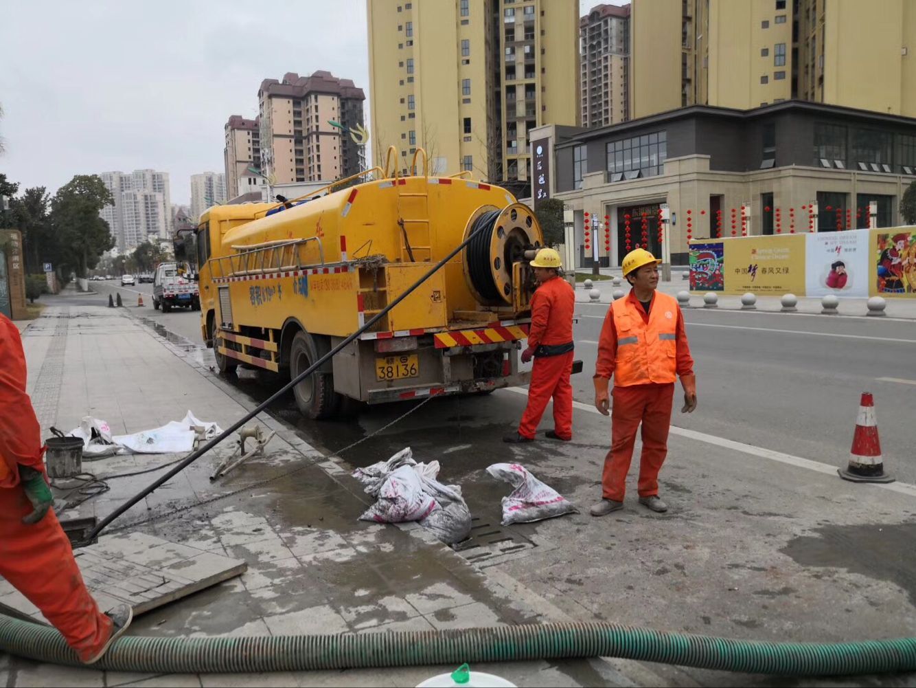 合山排污管道清淤-管道清洗
