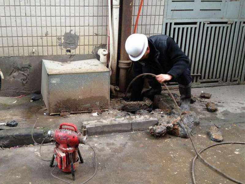 合山疏通下水道-洗菜池疏通